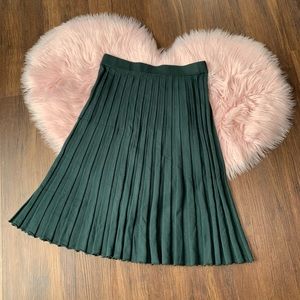 a new day teal green pleats skirt